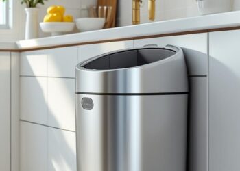 This Motion-Sensor Trash Can is the Upgrade Your Kitchen Deserves😎😎